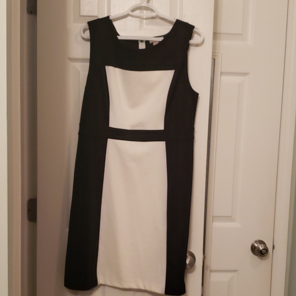 Ponte color block dress NWT